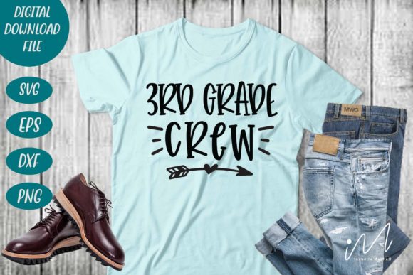 3rd Grade Crew SVG Cur Files