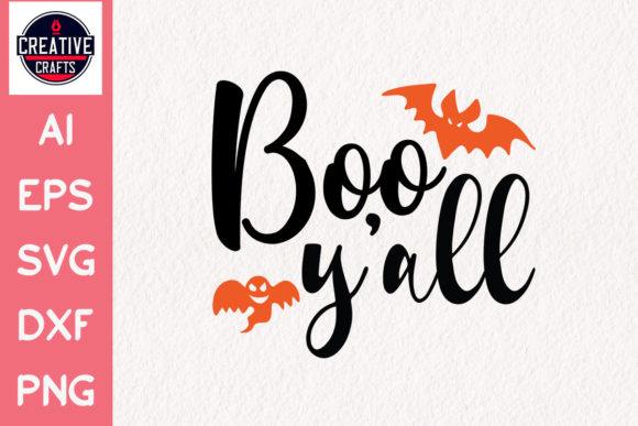 Halloween SVG Boo Y all Embroidery Review