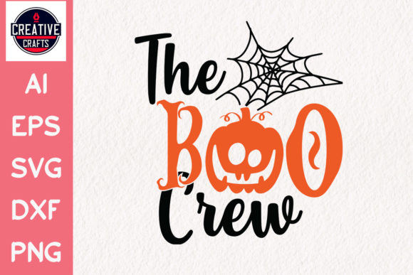 Halloween SVG Design the Boo Crew