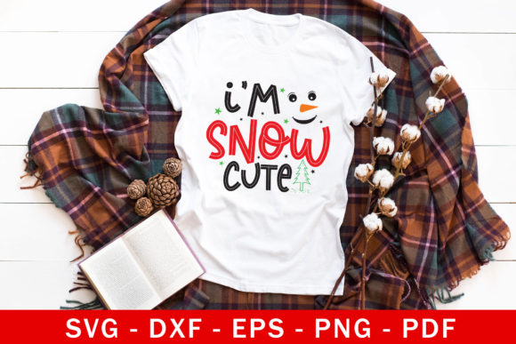 I'm Snow Cute SVG - A Practical Holiday Embroidery Design