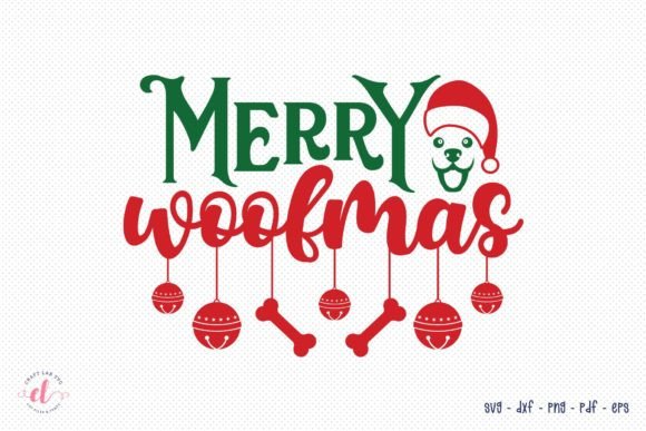 Merry Woofmas SVG Dog Christmas SVG