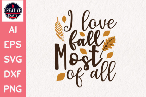 Review: Fall SVG I Love Fall Most of All