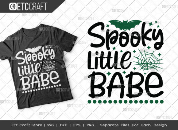 Spooky Little Babe SVG Cut File Kids