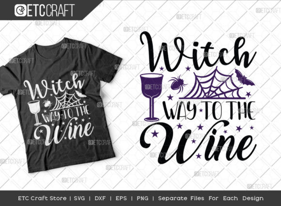 Witch Way to the Wine SVG Cut File